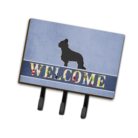 Carolines Treasures Briard Welcome Leash or Key Holder BB5530TH68